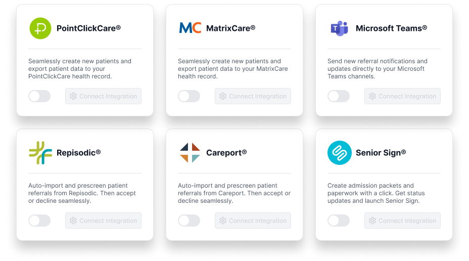 product - integrations
